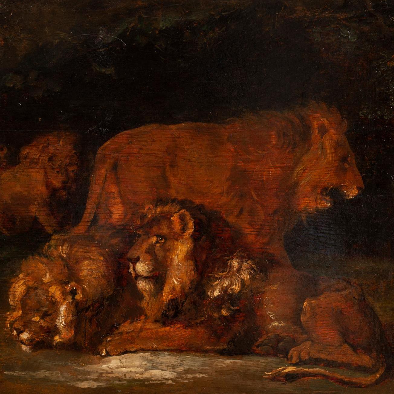 Pre-sale - Géricault in the Lions' Den