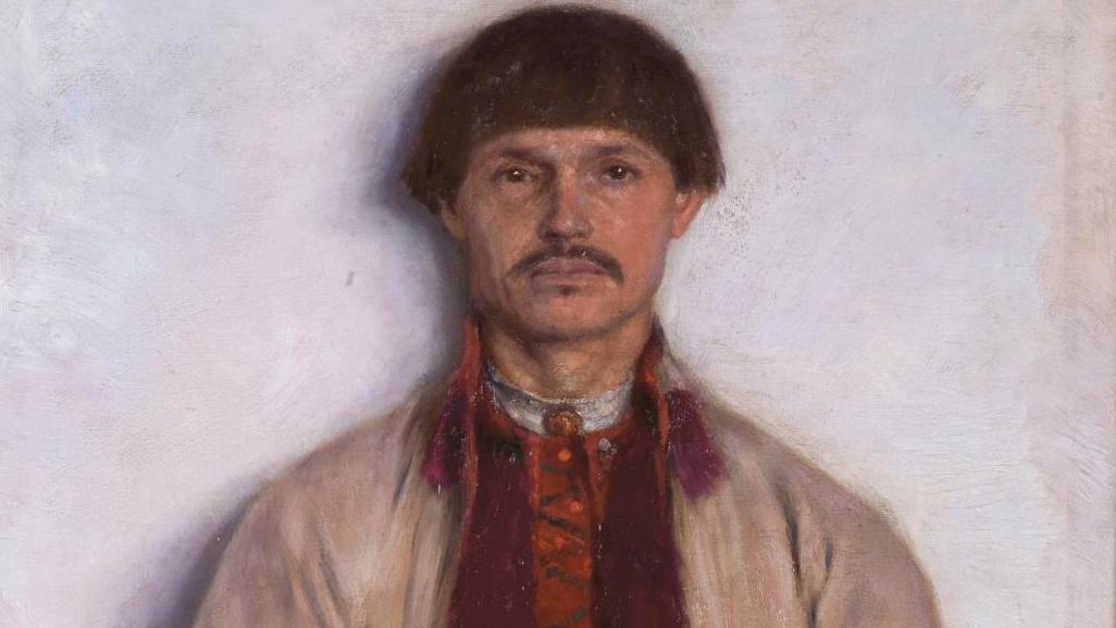 Aleksander Gierymski, Paysan de Bronowice, 1893-1895, huile sur toile, 80 x 48 cm.... Louvre Lens : Pologne 1840 - 1918, peindre l’âme d’une nation 