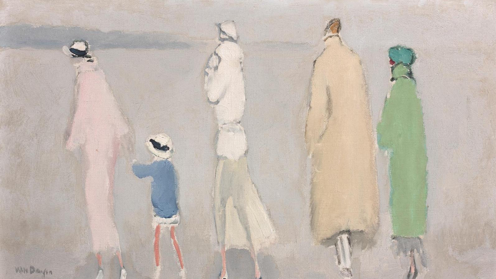 Kees Van Dongen (1877-1968), New Arrivals, huile sur toile, vers 1922-1925, 33 x 55 cm.... Van Dongen, le roi des Planches