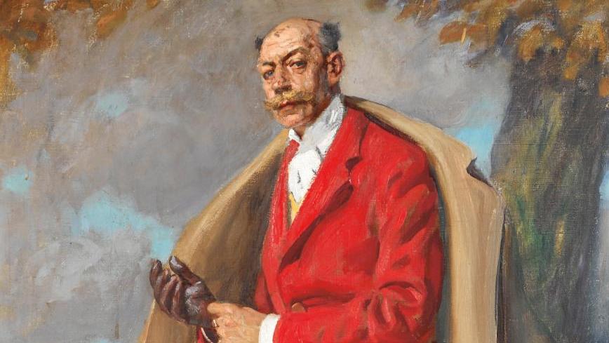 Lucien Jonas (1880-1947), Le Maître d’équipage, 1924, huile sur toile, 93 x 60,5 cm.... Le comte du Passage par Lucien Jonas