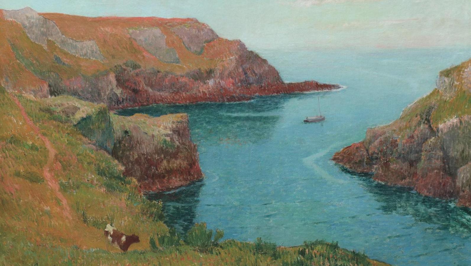 Henry Moret (1856-1913), Groix, 1891, huile sur toile, 73 x 92 cm. Adjugé : 366 ... Victoires en série pour les peintres de Bretagne et de Paris