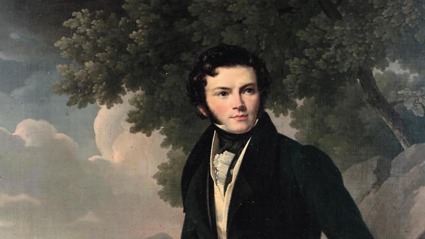 Louis-André Gabriel Bouchet (1759-1842), Portrait de Simon Turin, toile, 147 x 115... La société française par Gérard et Bouchet