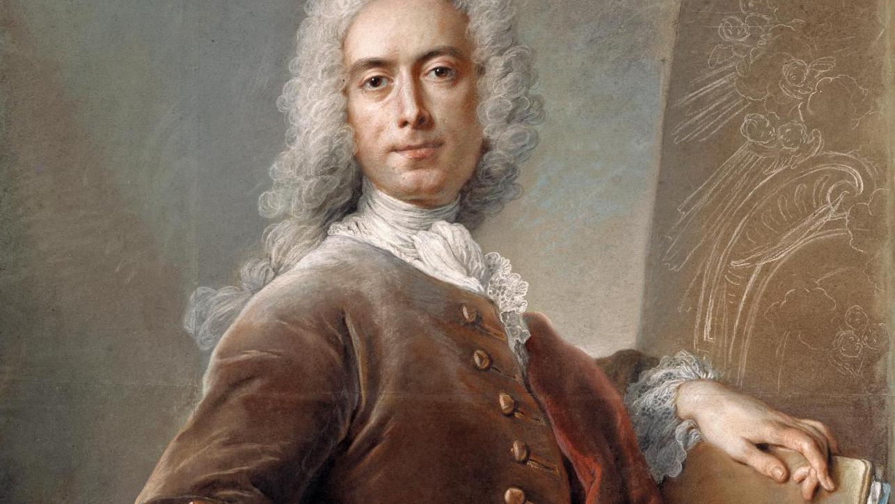Charles-Antoine Coypel (1694-1752), Autoportrait, 1734, pastel, 98,1 x 80 cm, Los... La fausse princesse de Micomicon