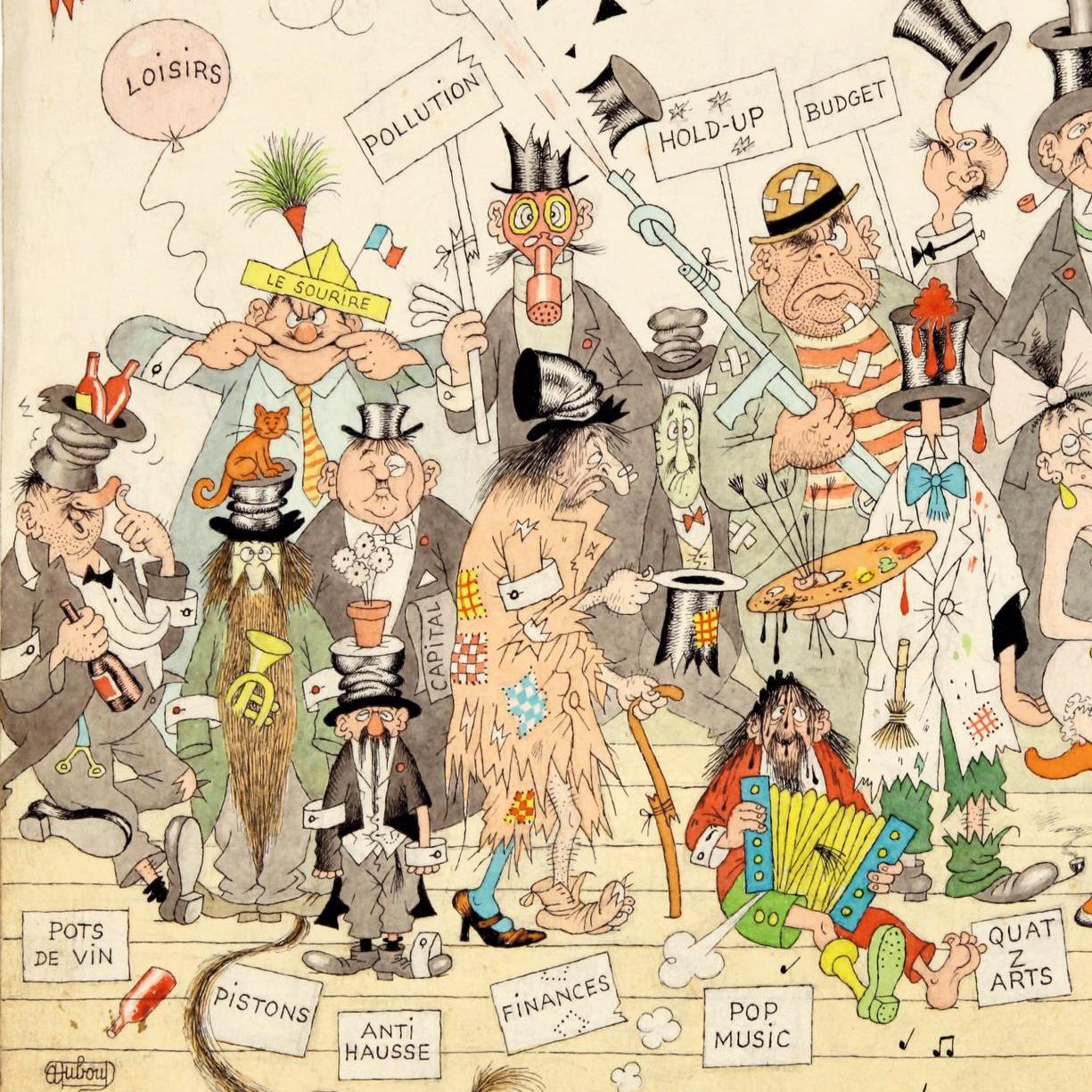 Avant Vente - Albert Dubout, illustrateur satirique