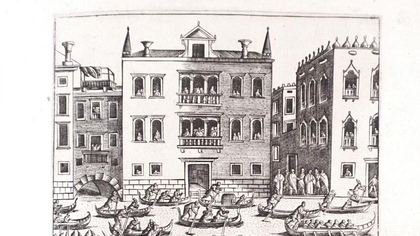 Giacomo Franco (1550-1620), Habiti d’huomini et donne venetiane, Venise, 1610, un... Les Brölemann père et fils, bibliophiles