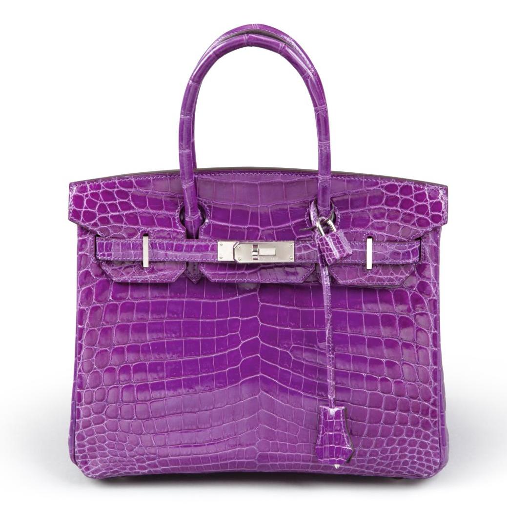 Sac à main : violet Hermès - Panorama (après-vente)