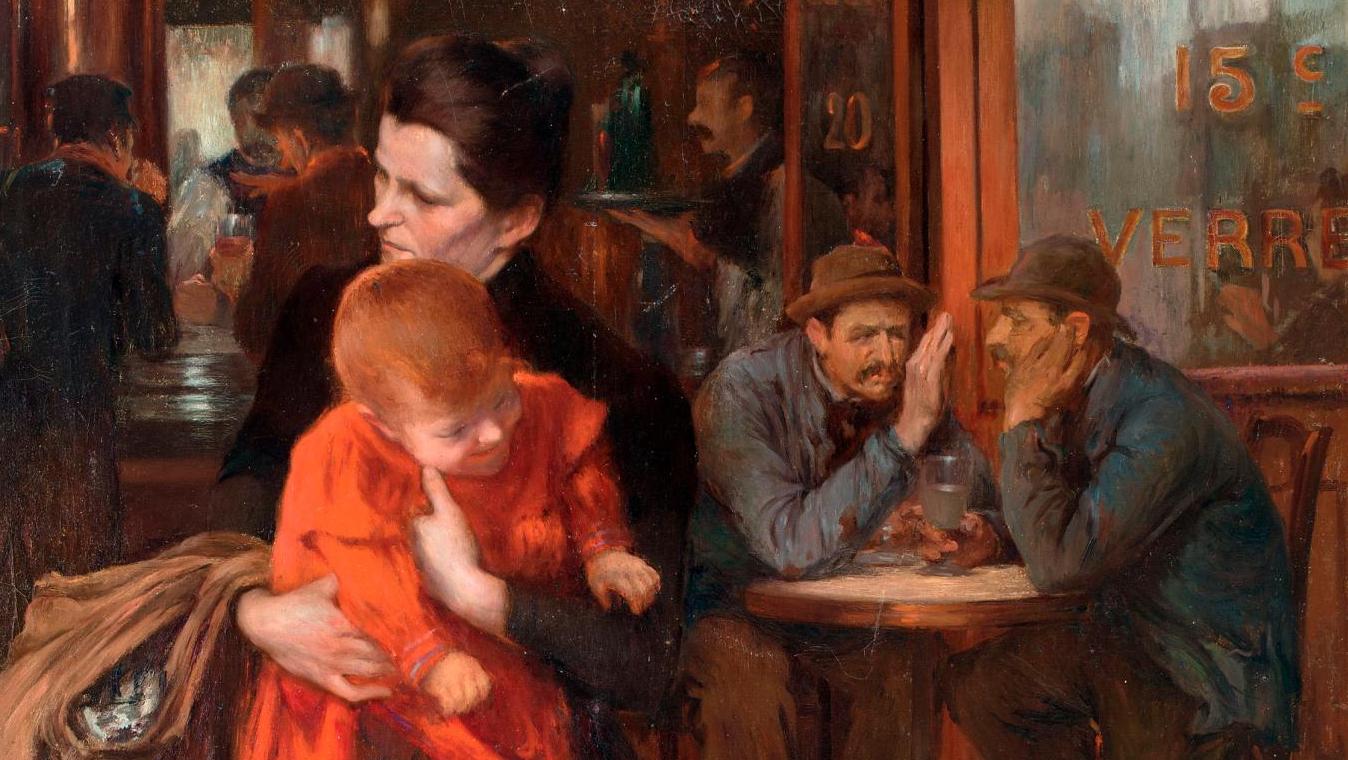 Jules Adler, La Mère, Paris, 1899, huile sur toile, Poznan, fondation Raczynski du... Le petit dossier vert