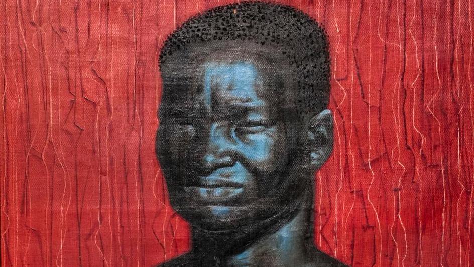Vladimir Griegorov Tretchikoff (1913-2006), African Head, Zulu, huile sur toile avec... Tretchikoff l’Africain