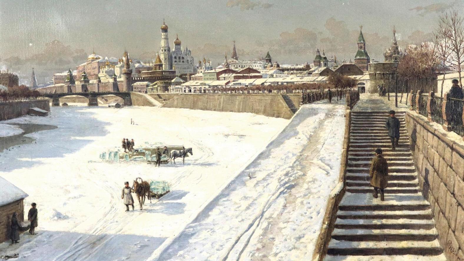   Moscou sous la neige