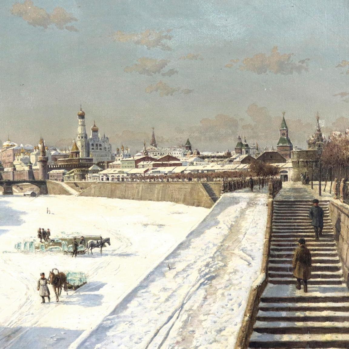 Moscou sous la neige - Panorama (avant-vente)