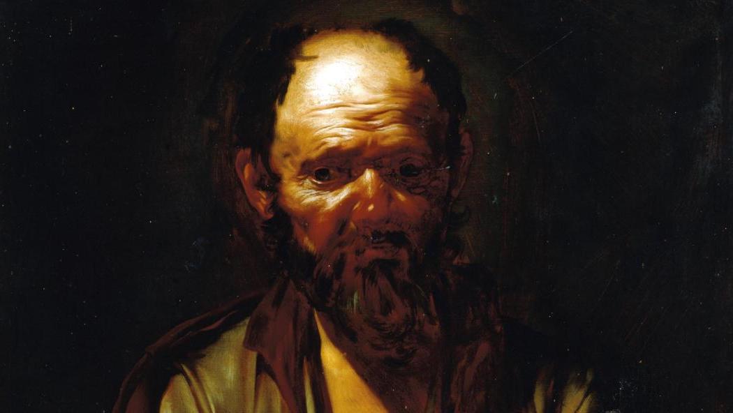 Jusepe de Ribera (1588-1656), Mendiant, huile sur toile, 1612-1614. Rome, Museo e... Le Ribera de Daguerre serait-il Démocrite ?