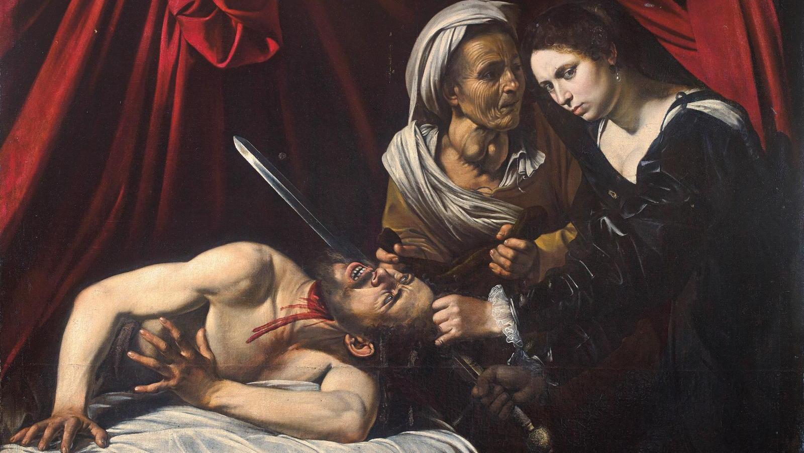 Attribué à Michelangelo Merisi, dit le Caravage (1571-1610), Judith tranchant la... Caravage, où es-tu ?