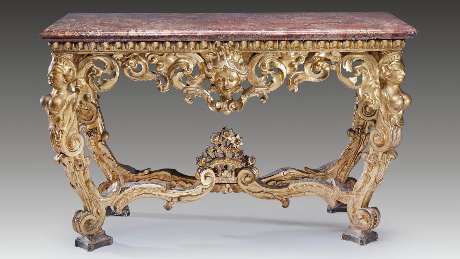   Table console du baroque italien 