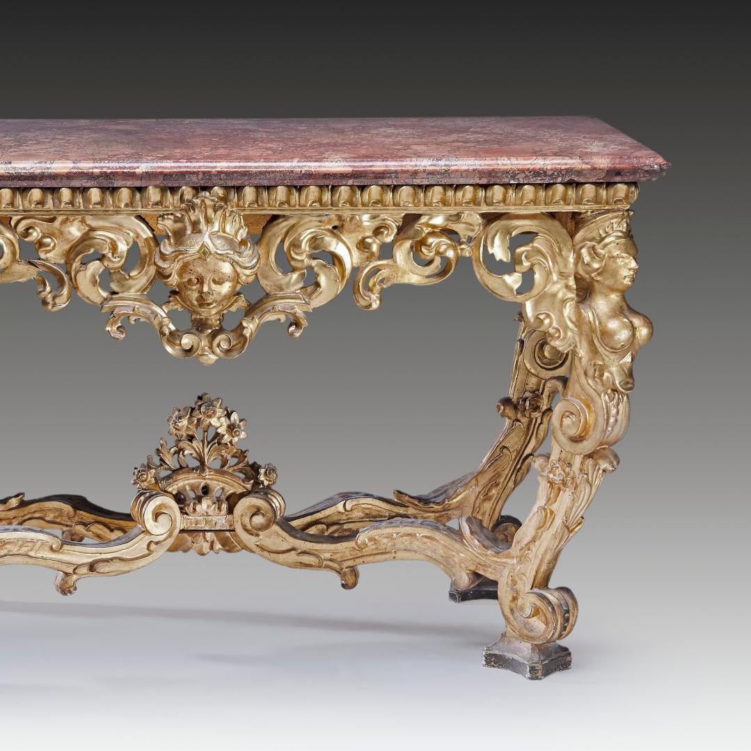 Table console du baroque italien 