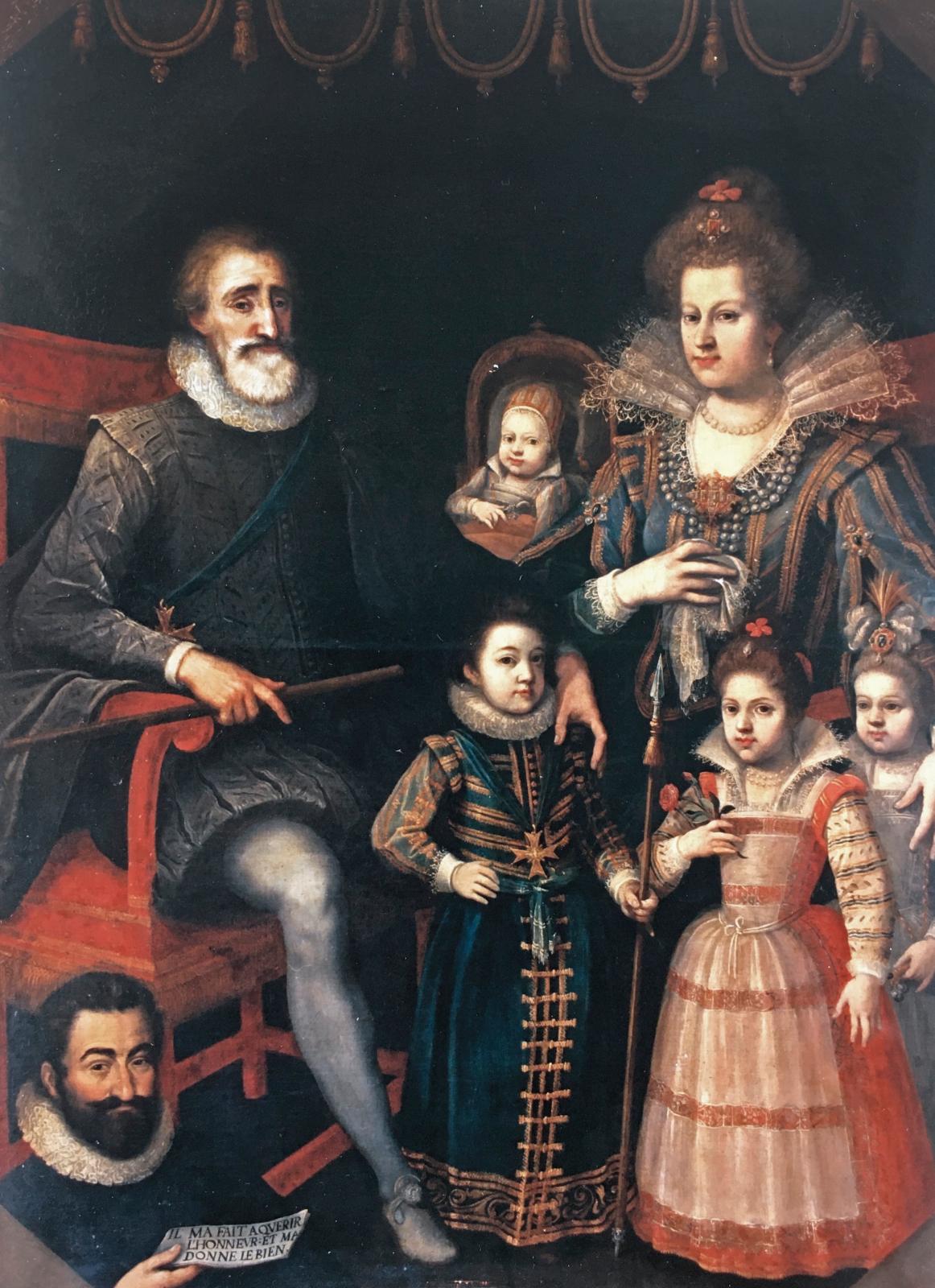 Portrait de groupe avec Henri IV
