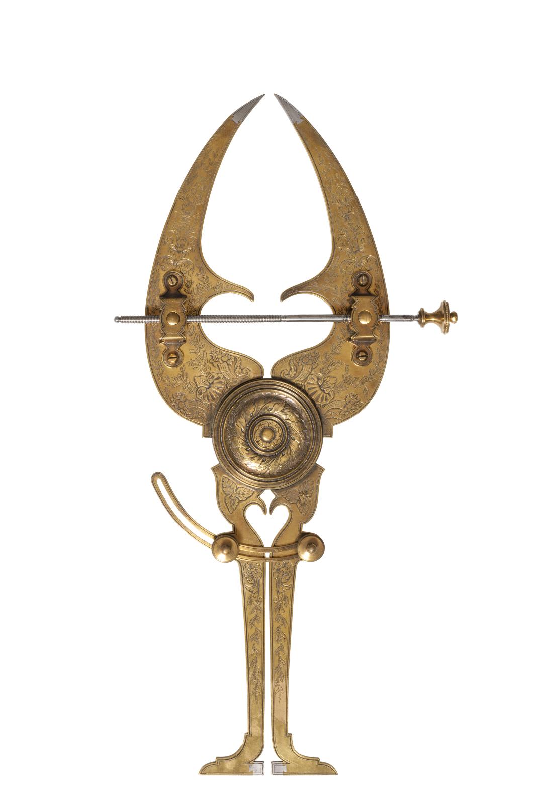 Leclair, grand compas de réduction, 2e moitié du XVIIe siècle, Paris, musée des Arts décoratifs, achat lors de la vente Doucet, 1912.