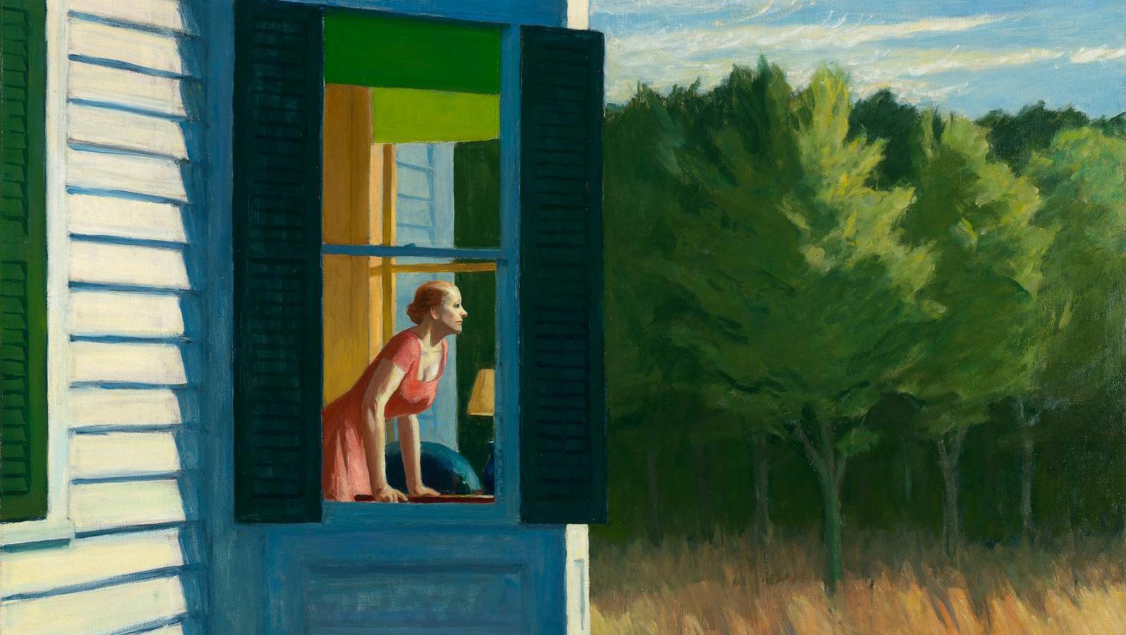 Edward Hopper, Cape Cod Morning, 1950, huile sur toile, 86,7 x 102,3 cm (détail).... Le mystère Hopper à la fondation Beyeler