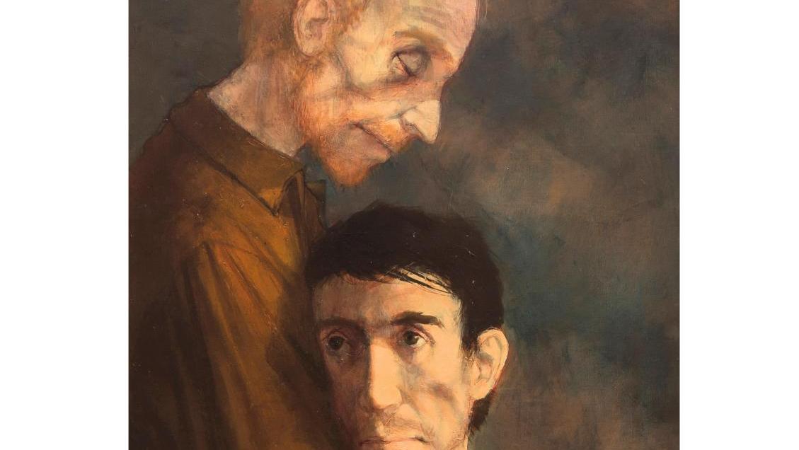 Michel Ciry (1918-2018) Le Retour de l’enfant prodigue, 1965, huile sur toile, 120... Michel Ciry, peintre de la spiritualité