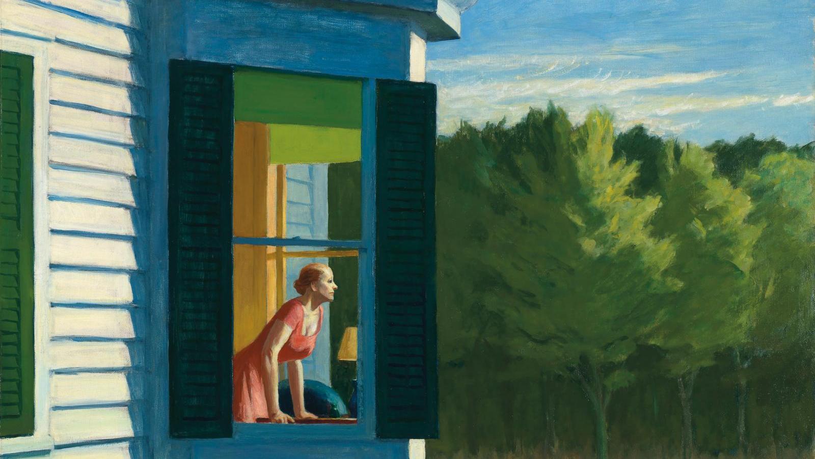 Edward Hopper (1882-1967), Cape Cod Morning, 1950, oil on canvas, 86.7 x 102.3 cm.... Hopper’s Mystery Replayed in Basel