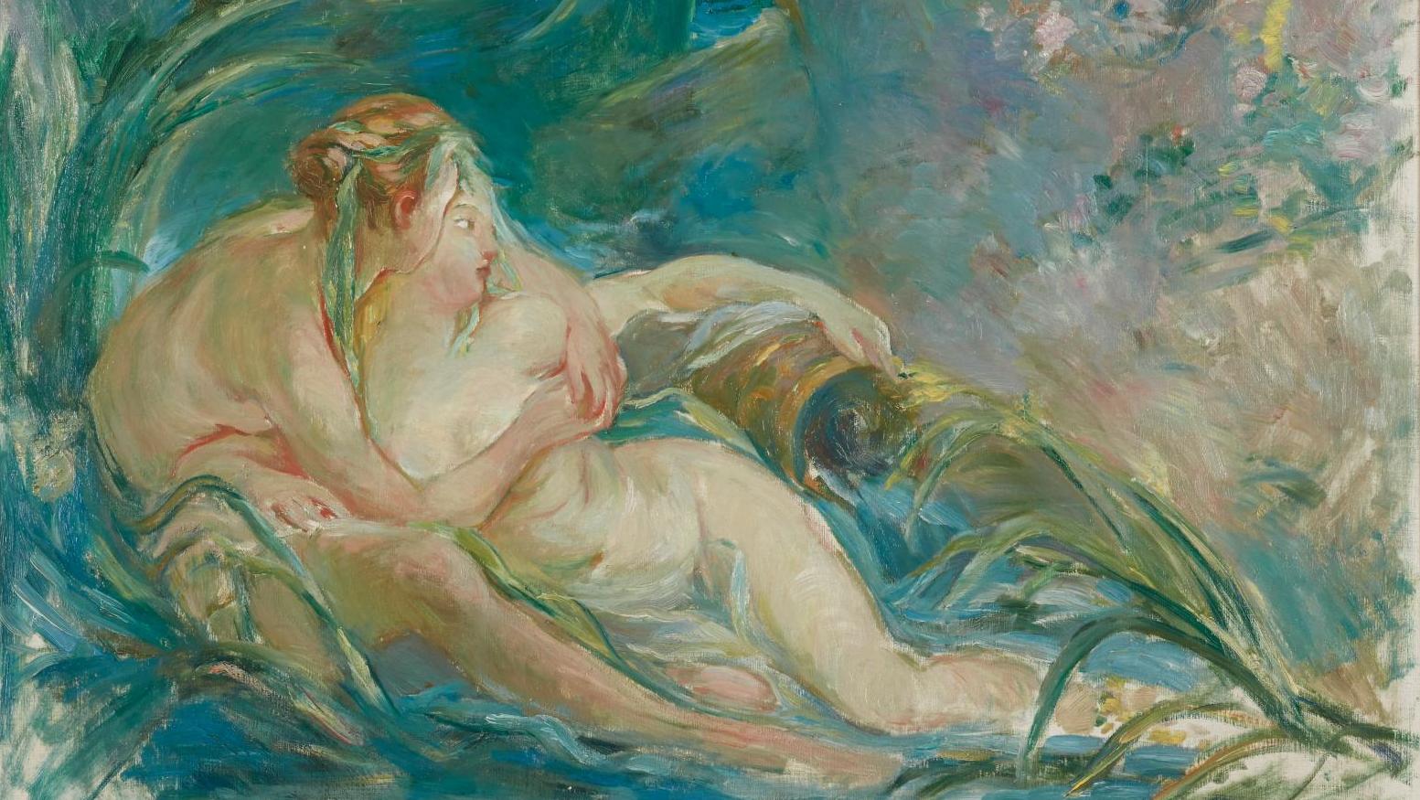 Berthe Morisot (1841-1895), Apollon révélant sa divinité à la bergère Issé (d'après... Berthe Morisot: Rococo Artist!