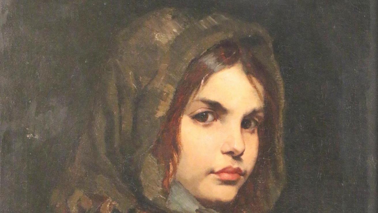 Maria Wiik (1853-1928), Portrait de Marietta, vers 1880, toile, 54,5 x 47 cm. Estimation :... Maria Wiik, une finlandaise à Paris
