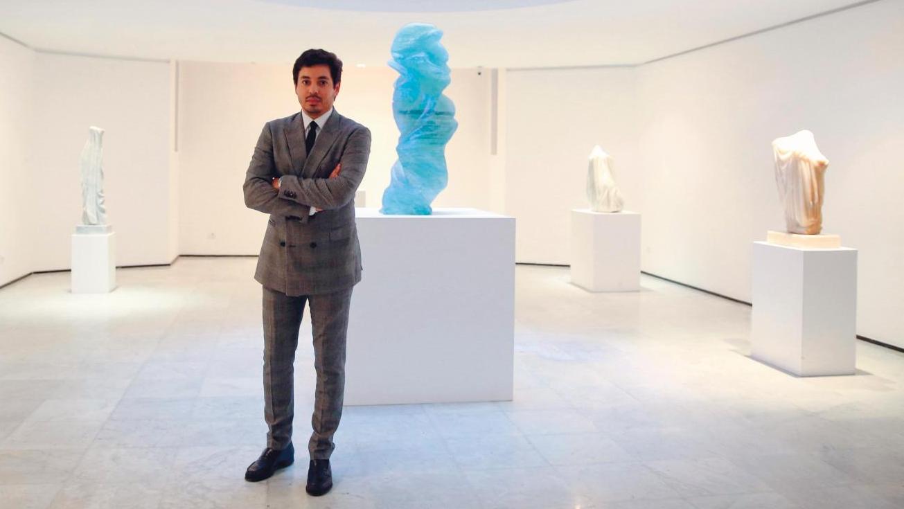 Mehdi Hadj Khalifa à la galerie Venise Cadre de Casablanca, pour l’ exposition Medhi... Mehdi Hadj Khalifa, l’art marocain loin des clichés