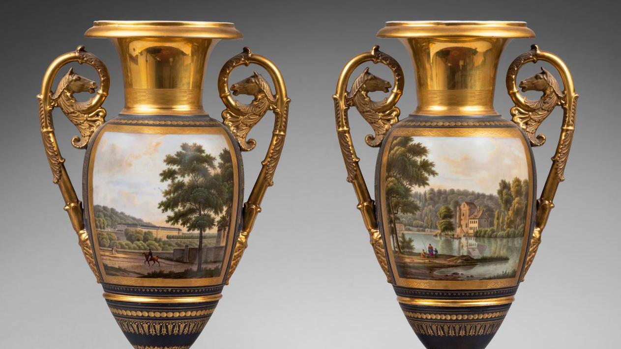   Porcelaine de Paris vers 1820-1830