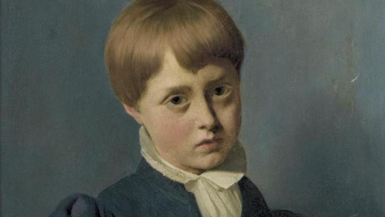   Portrait d’enfant par Flandrin