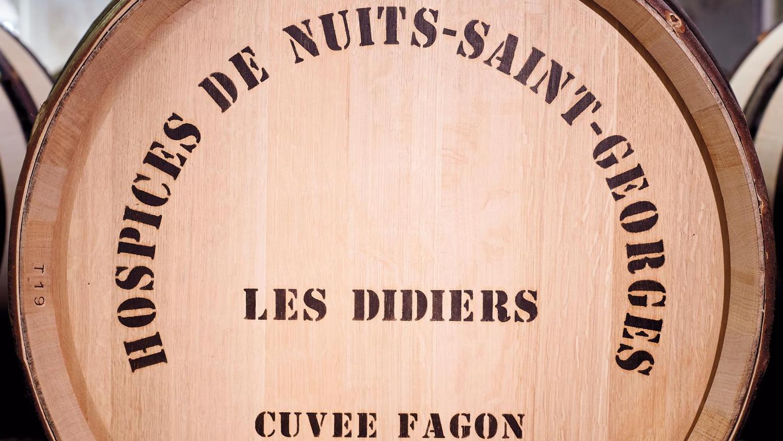 Nuits-Saint-Georges 1er cru Les Didiers, cuvée Fagon, 2019. Estimation : 15 000/18 000 €... Vente Hospices Nuits-Saint-Georges