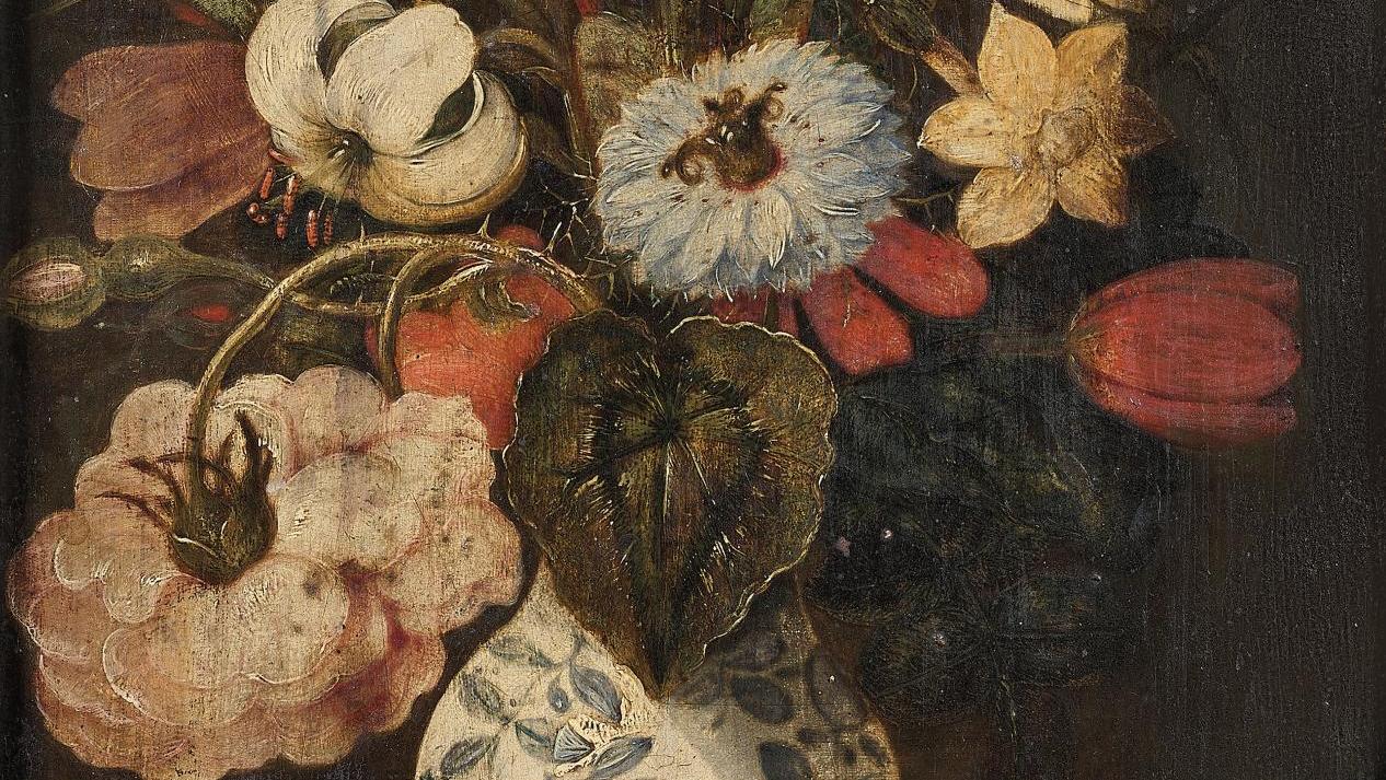 Osias Beert the Elder (1580-1624), Bouquet de fleurs, copper, 22 x 18 cm.Result:... Rich Flemish Flowers and the Magic of the 1950s 