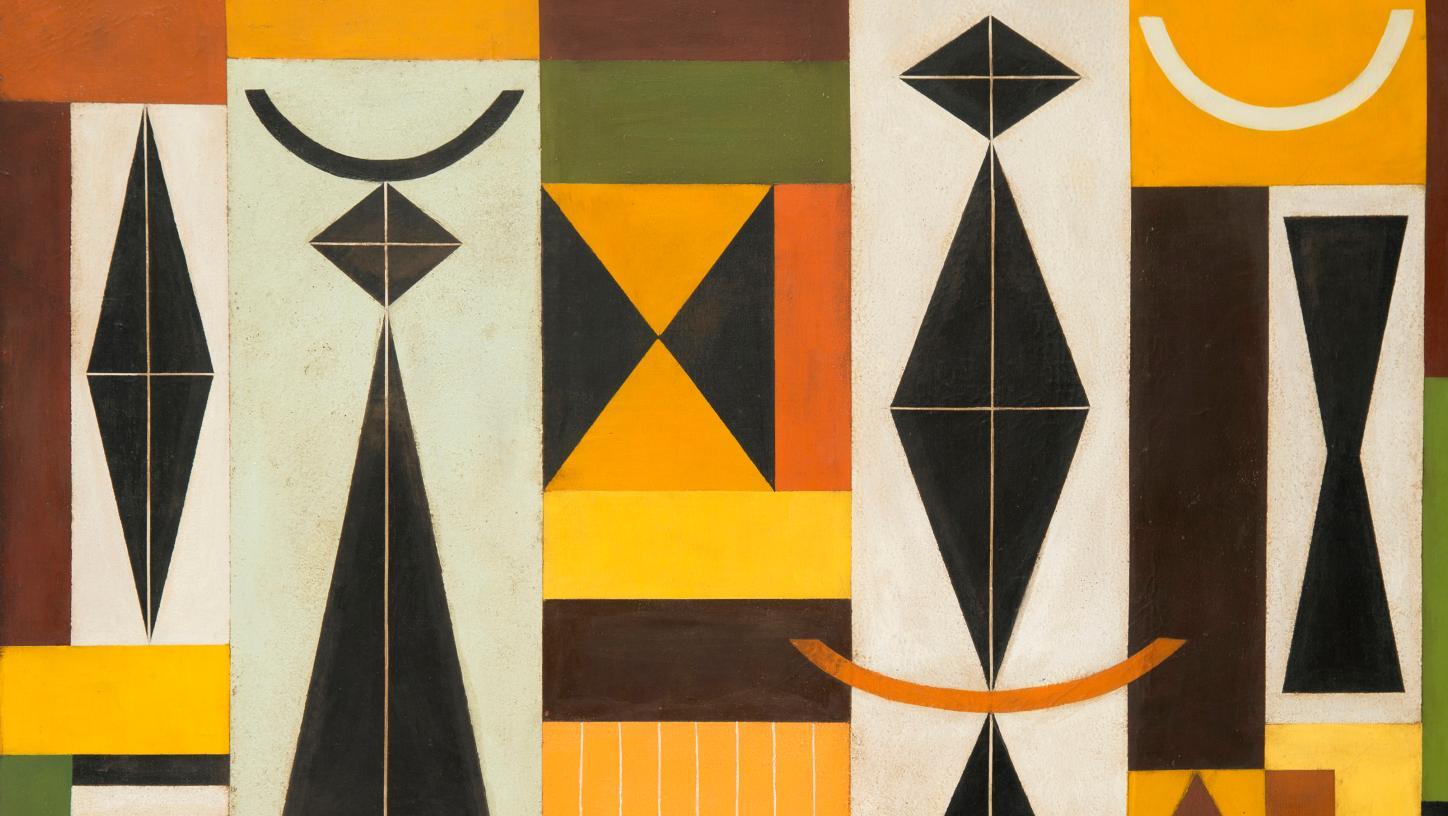 Mario Carreño (1914-1999), Sans titre, 1954, huile sur toile, 70 x 96,5 cm.Estimation... Mario Carreño, l’abstraction universelle