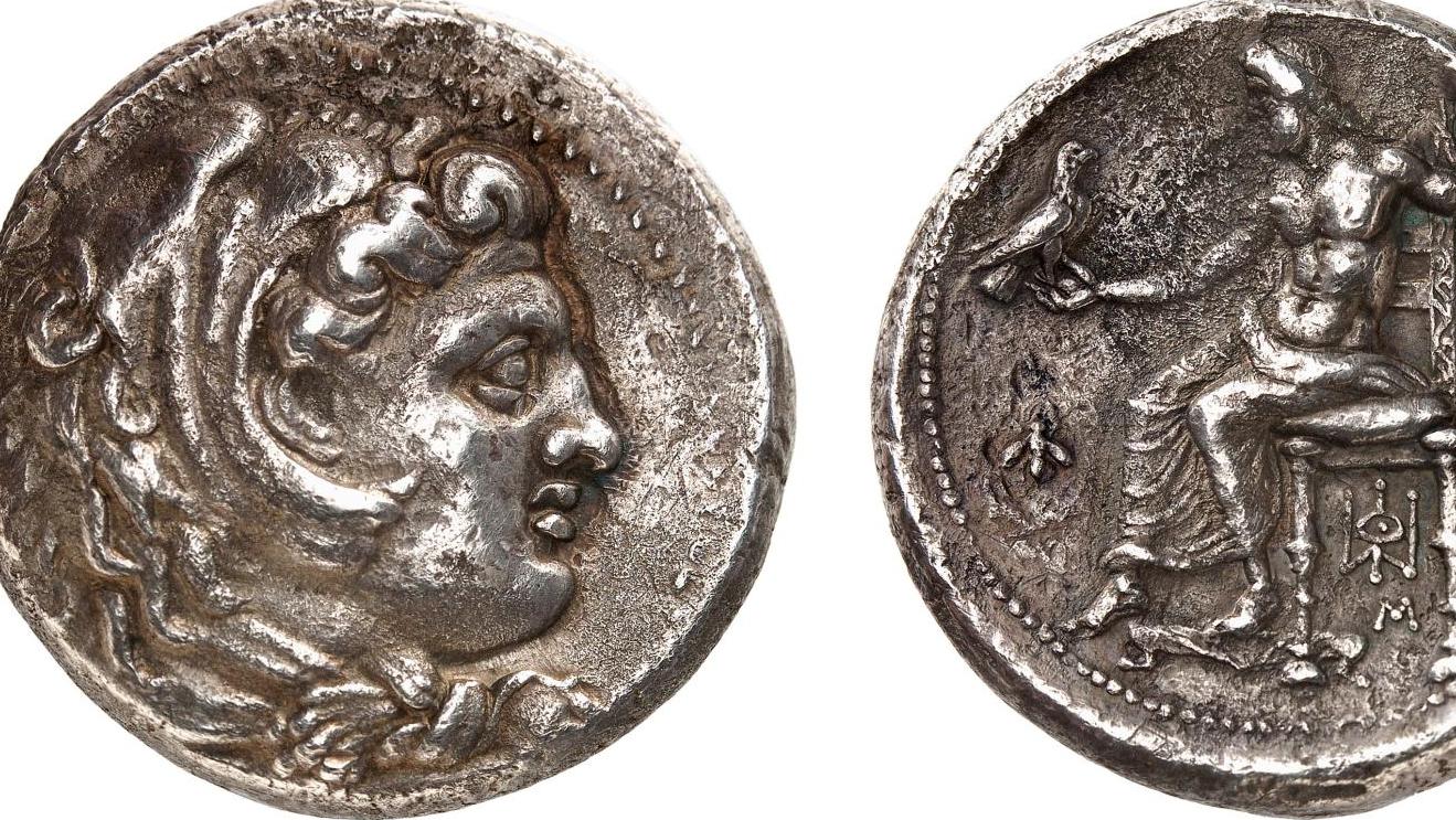 Décadrachme, règne d’Alexandre le Grand (356-323 av. J.-C., Babylone, vers 330 av.... Monnaies de l’Islam à Abou Dhabi 