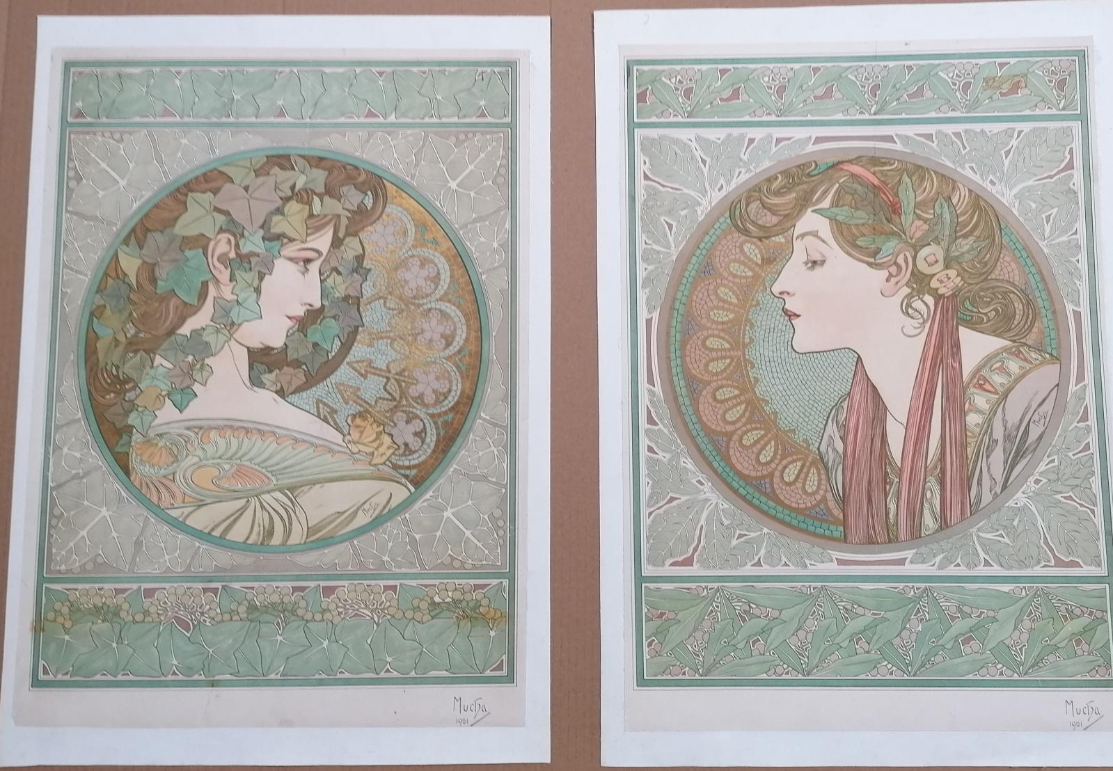 Lithographies de Mucha