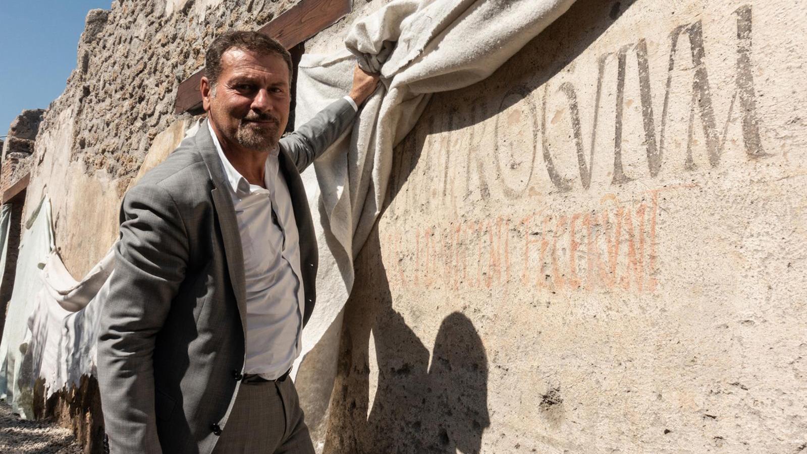 Professor Massimo Osanna, director general of the Pompeii archaeological park, in... Massimo Osanna, Pompeii’s Guardian Angel 