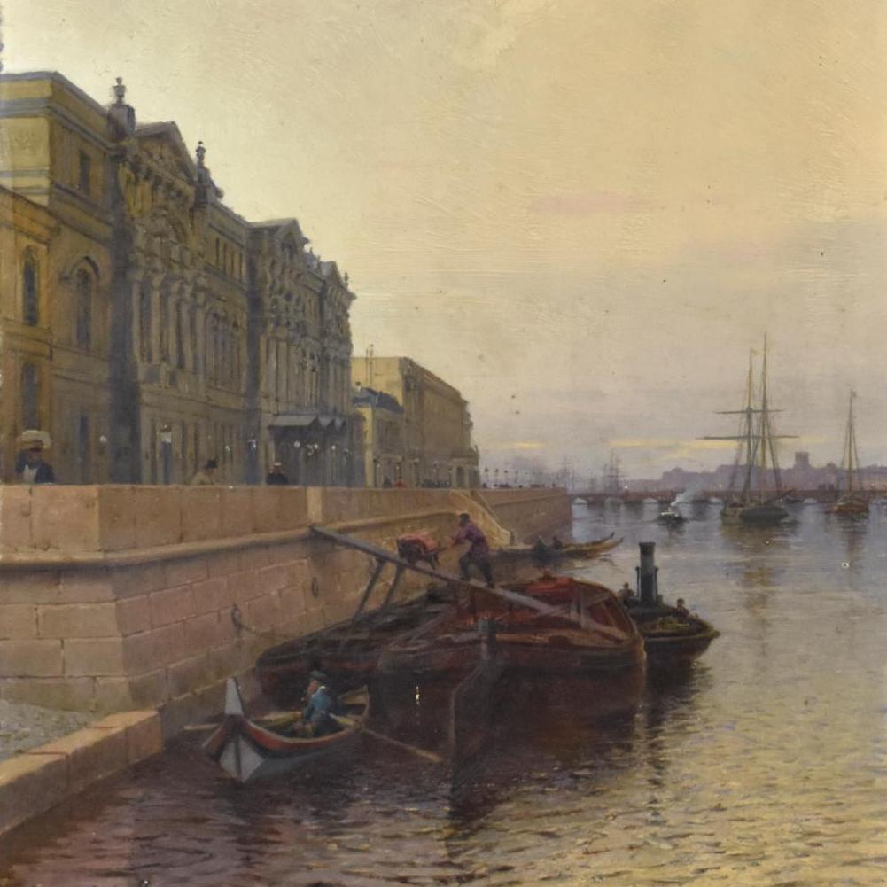 À Saint-Pétersbourg en 1885 avec Alexis Bogoliouboff