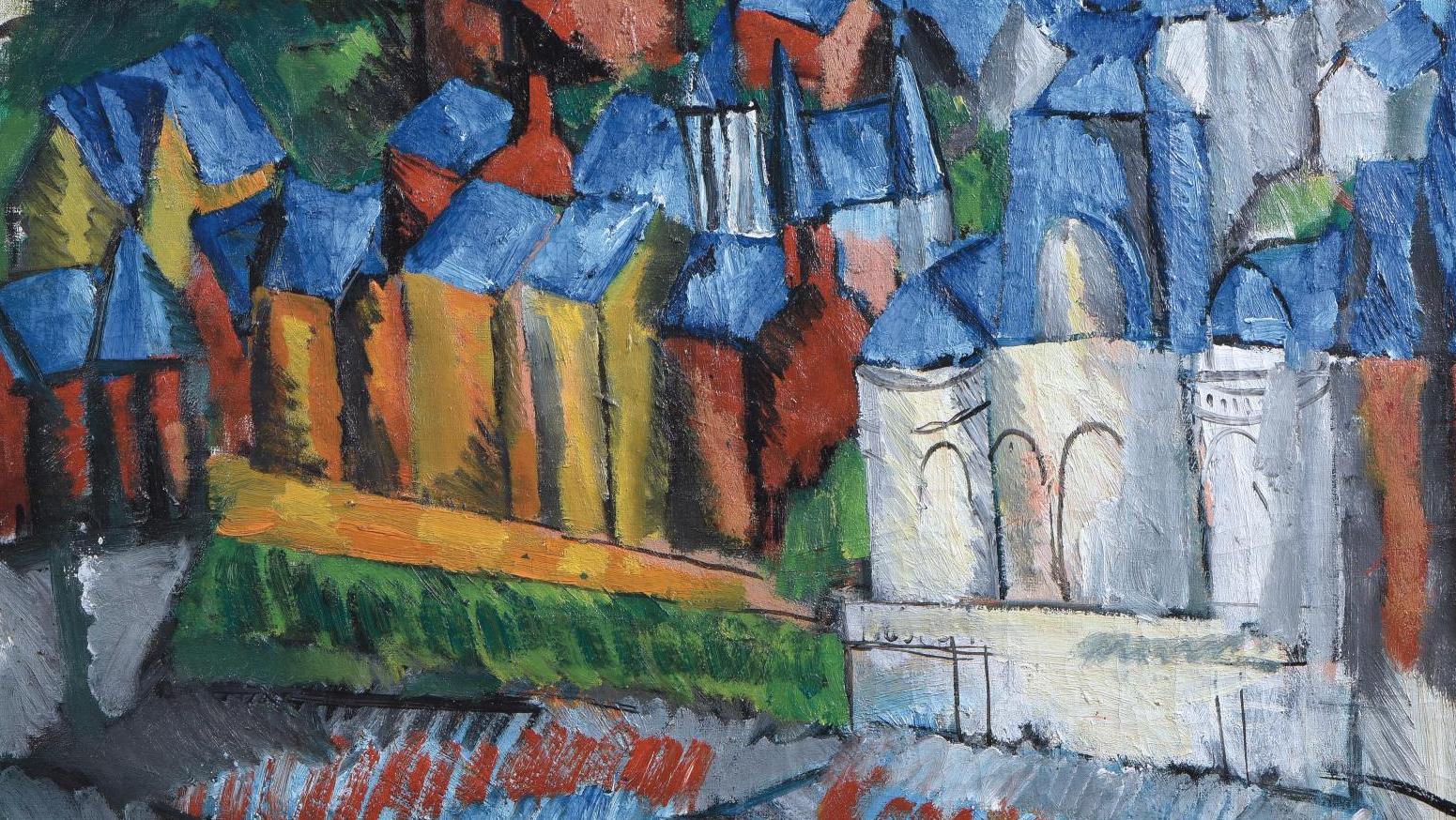 Raoul Dufy (1877-1953), Le Casino Marie-Christine du Havre, 1910, huile sur toile... De Dufy à Boudin, les lumières de la côte normande