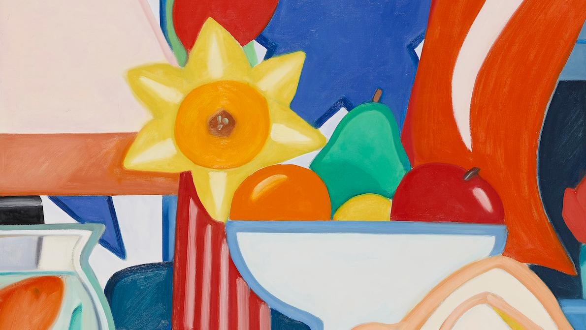 Still Life with Odalisque and Goldfish by Tom Wesselmann, which can be seen in Art... The Virtual Waltz of the Galleries