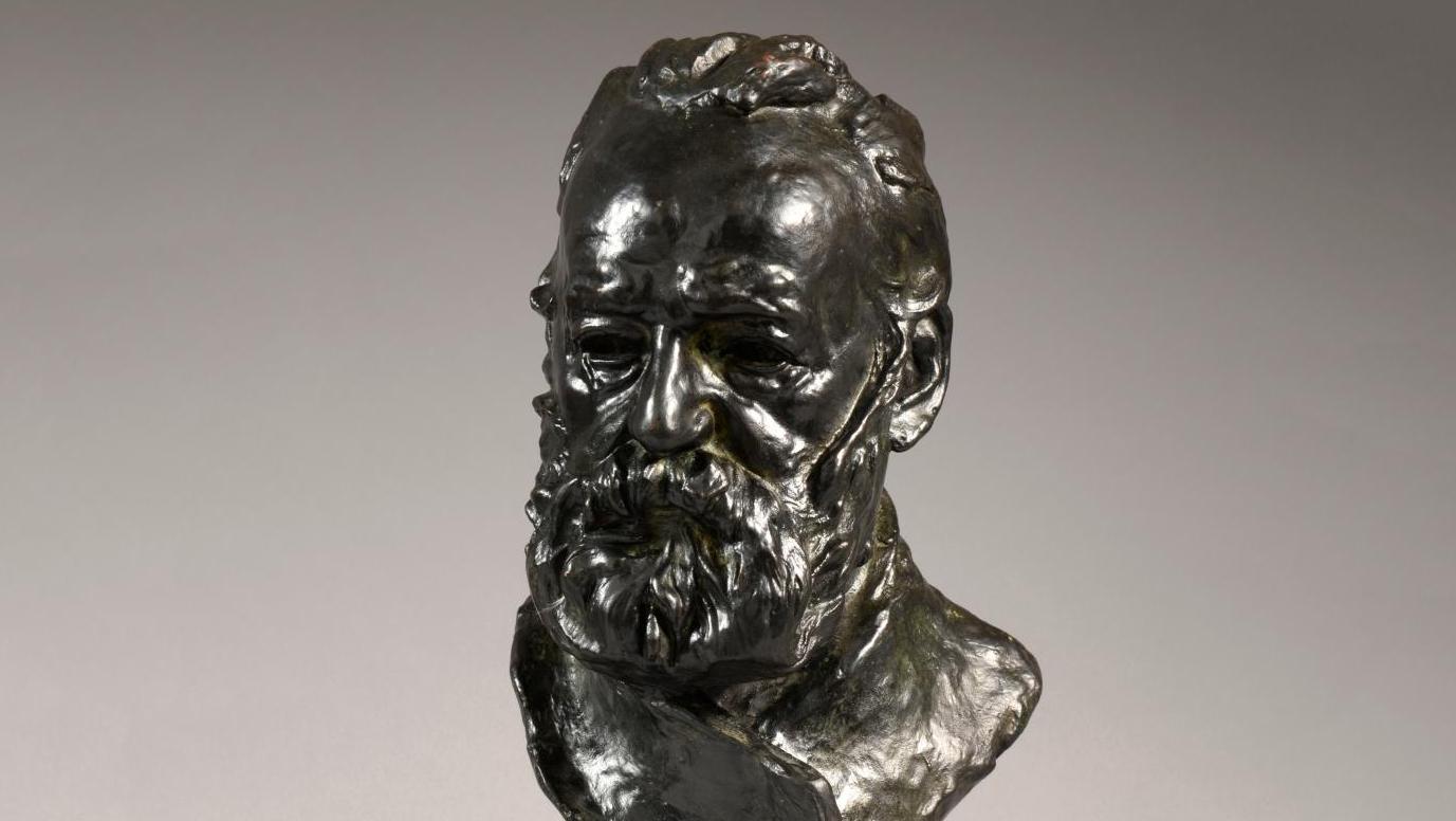 Auguste Rodin (1840-1917), bust of Victor Hugo, “To the illustrious master”, 1883,... Hugo/Rodin: Clash of the Titans