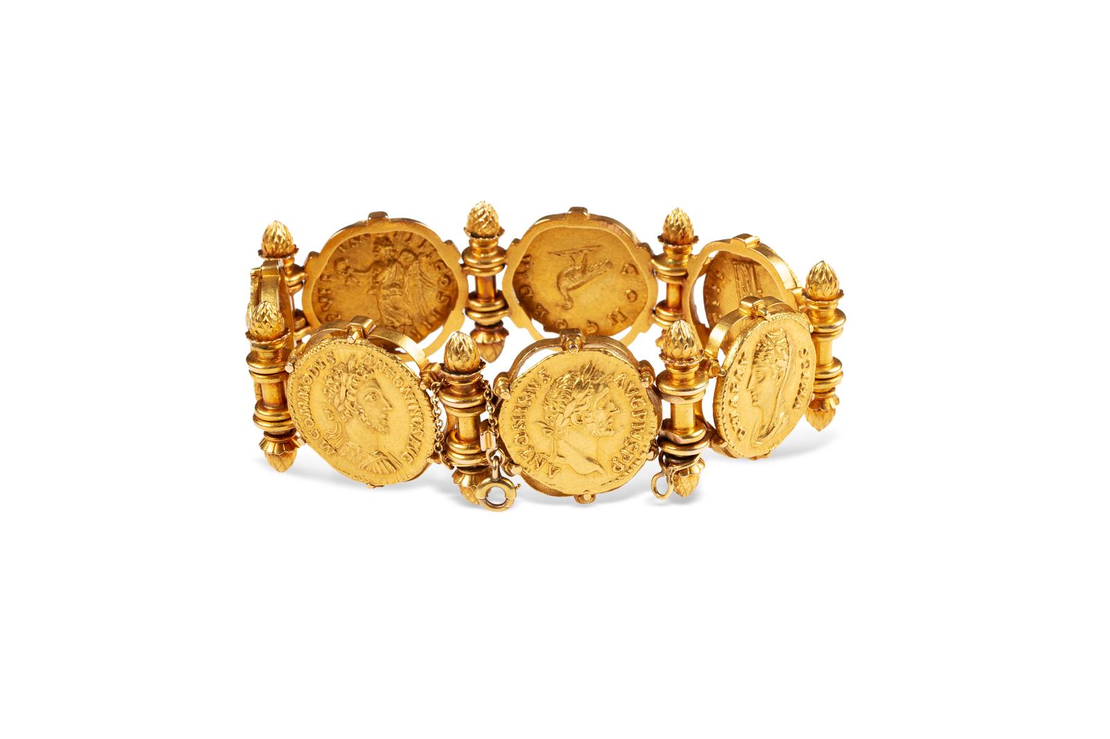 A Unique Bracelet of Antique Aurei