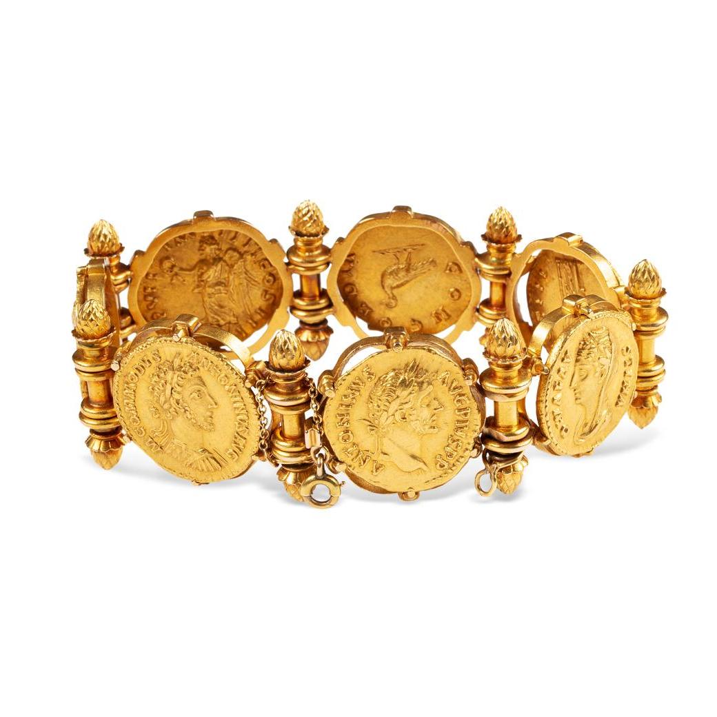 A Unique Bracelet of Antique Aurei - Lots sold