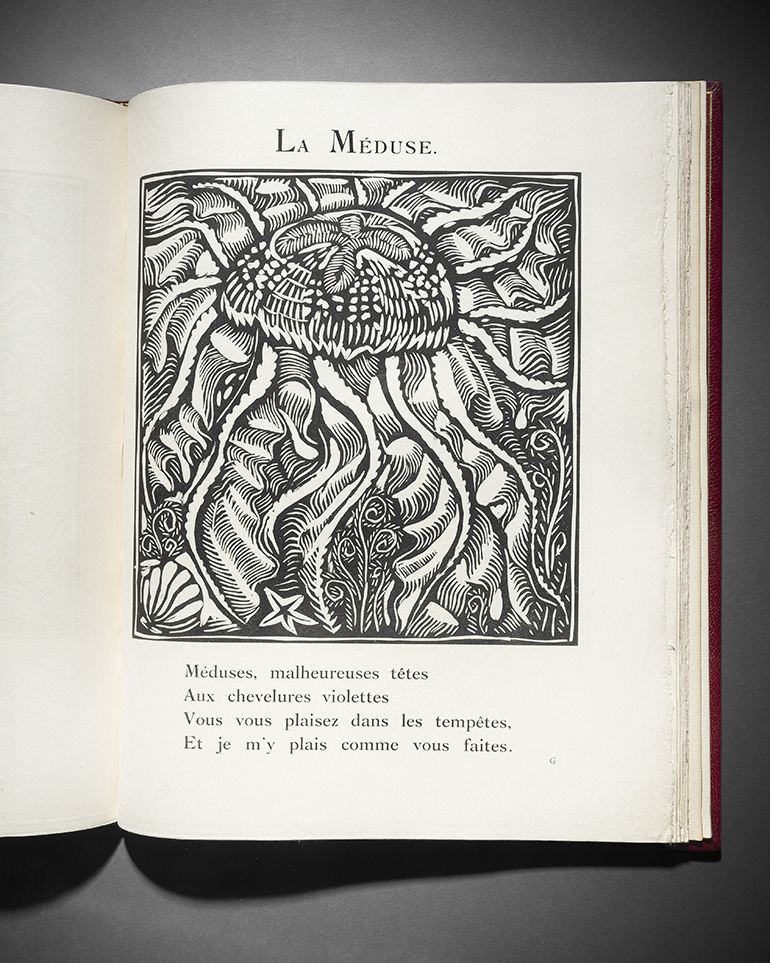 Guillaume Apolinaire (1880-1918), Le Bestiaire ou Cortège d'Orphée, Paris, Deplanche, 1911, first edition illustrated with 38 woodcuts by 