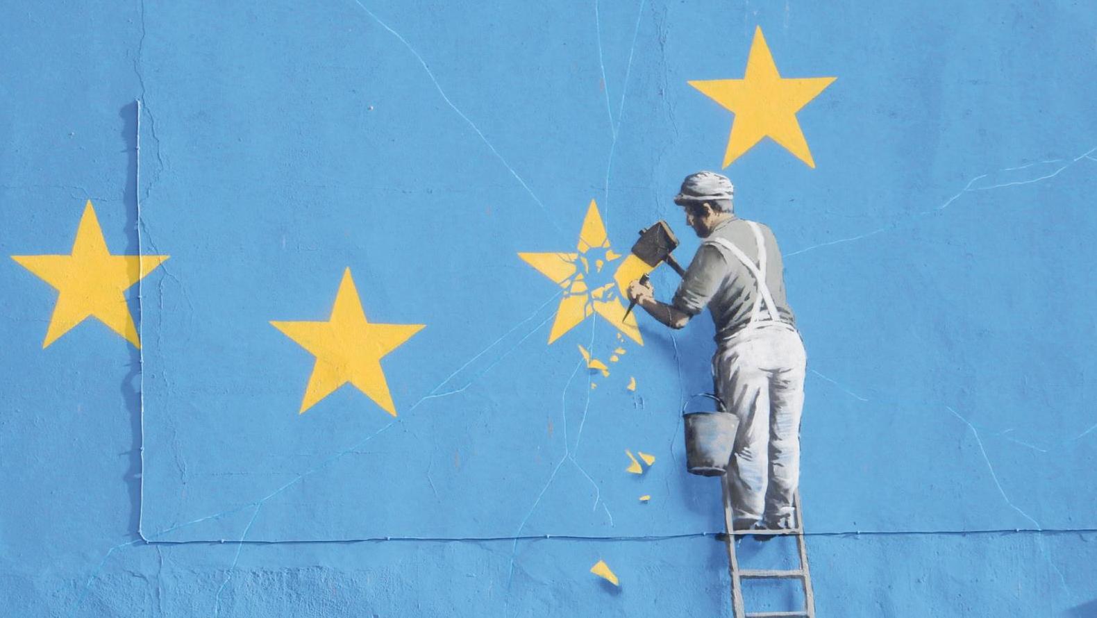 Brexit (2017), Banksy.  Deal or no deal ? That is the question…