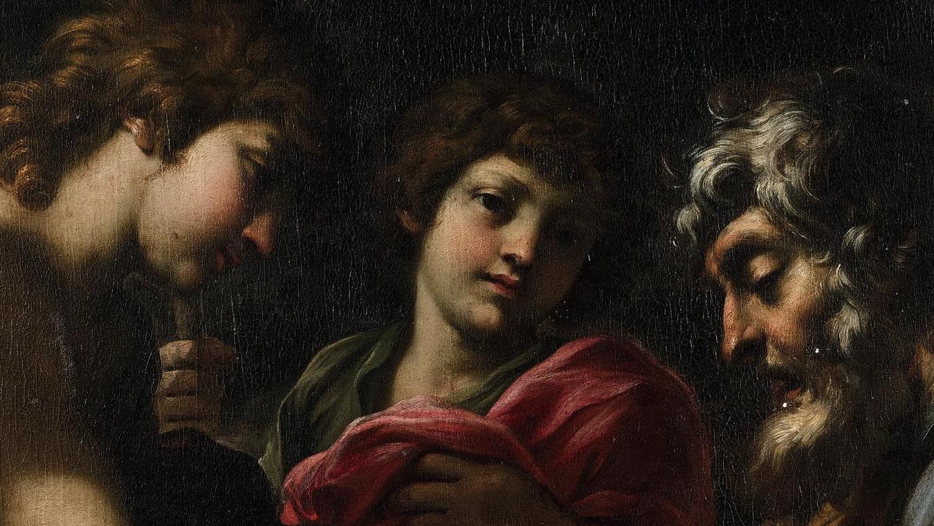 Girolamo Troppa (1637-1710), Tobie soignant son père avec le fiel du poisson, toile... Histoire d’un miracle