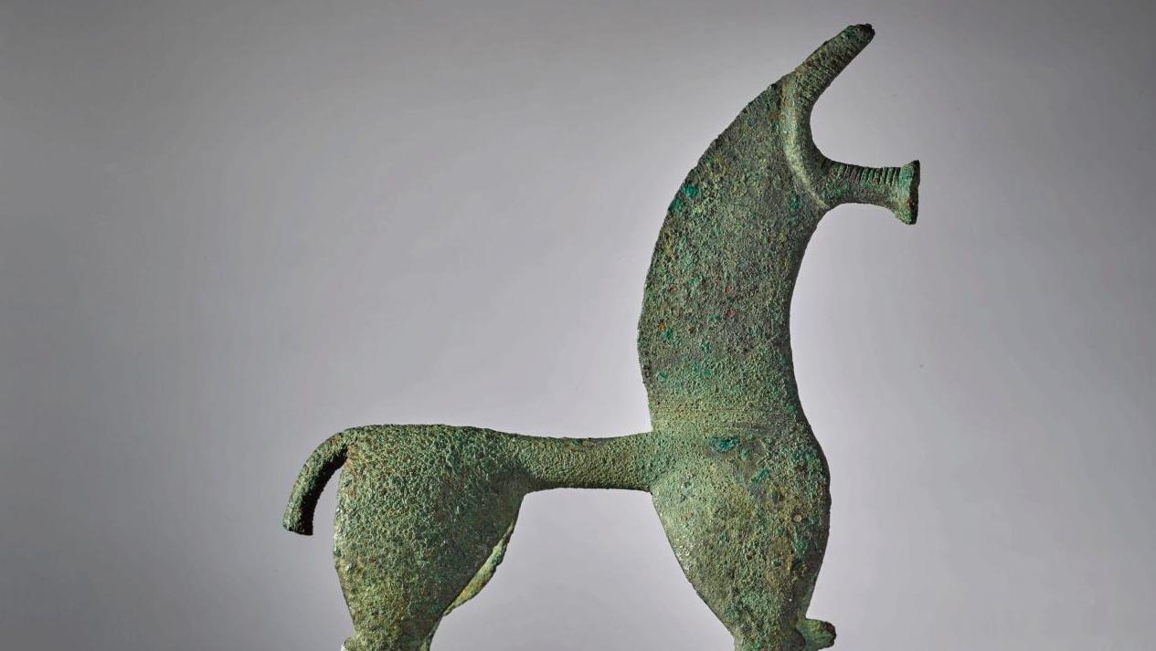 Statue de cheval, période géométrique, vers le VIIIe siècle av. J.-C. Collection... Nouvel obstacle pour le marché de l’Antiquité à New York