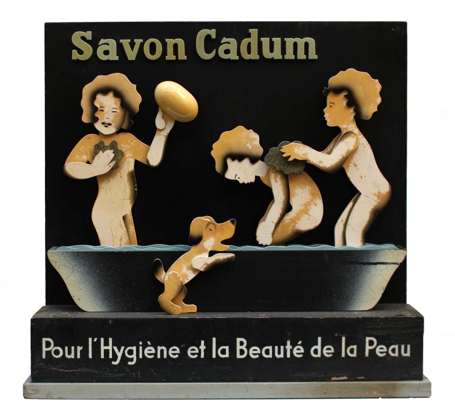 SAVON CADUM, Pour l'hygiène et la beauté de la peauAutomate BETTERWAYVienne, Autriche, pour la France, fin des années 1930.Vendu 4 191 €