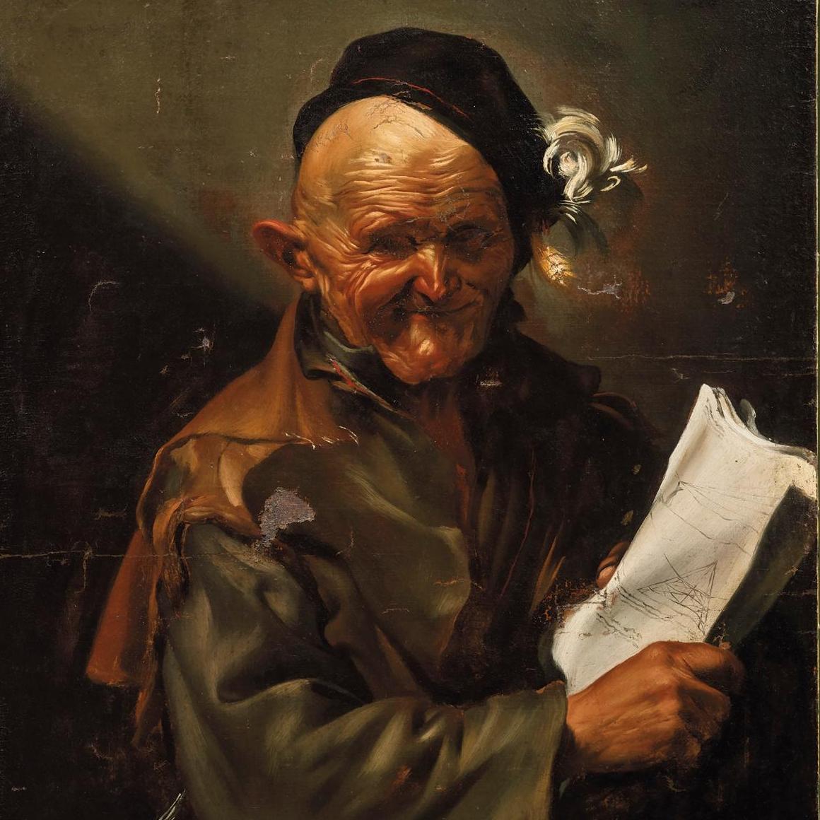 Un sémillant vieillard de Ribera