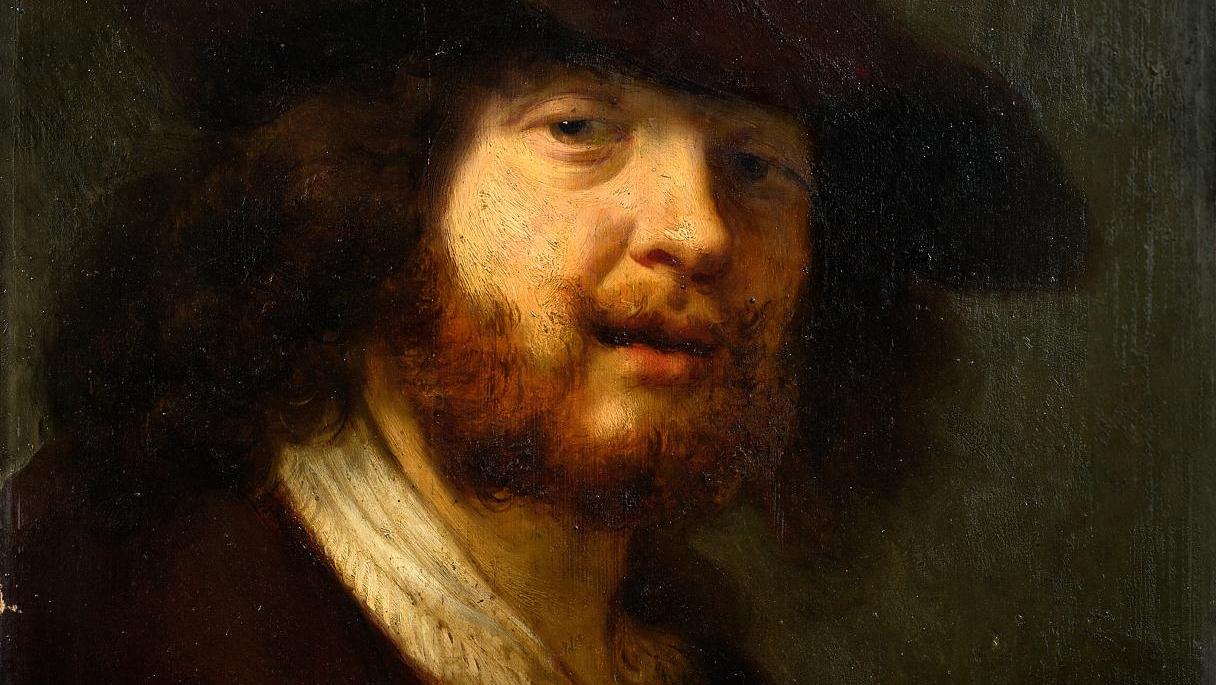 Studio of Rembrandt Hermenszoon van Rijn (1606-1669), Portrait of a Man in a Beret,... Rembrandt’s Century