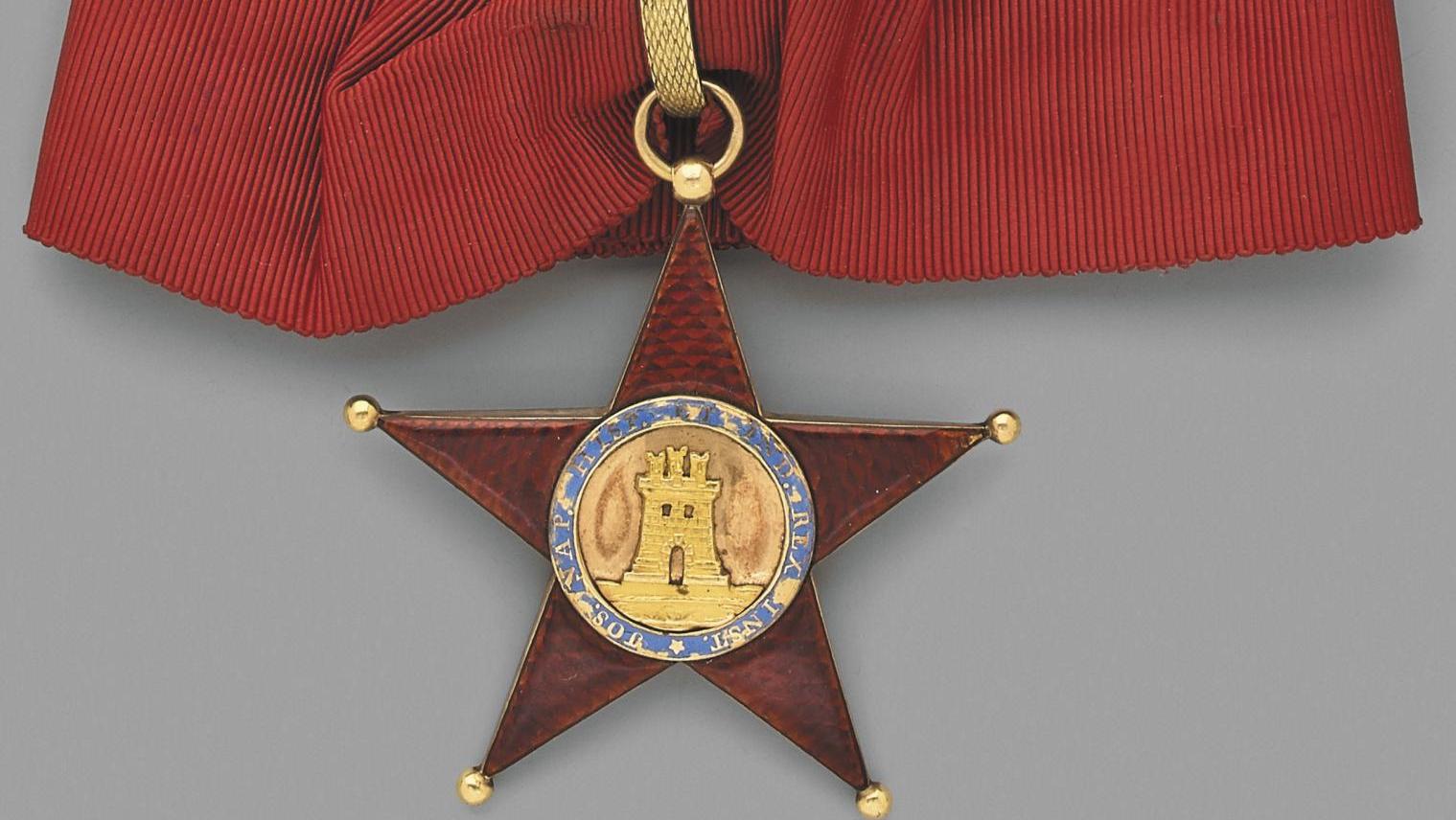 Ordre royal d’Espagne, fondé par Joseph Bonaparte en 1808, bijou de commandeur en... À vos ordres ! Succès pour la collection Paul Démogé