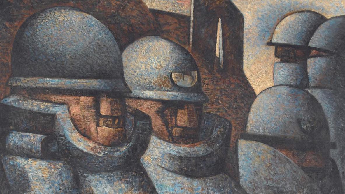 Marcel Gromaire, La Guerre, 1925, huile sur toile, 130 x 97 cm, Paris, musée d’Art... Marcel Gromaire (1892-1971) : l’élégance de la force à La Piscine
