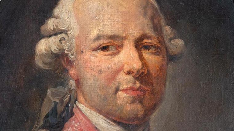François André Vincent (1746-1816), Portrait de Jean Pierre Houel, 1772, huile sur... Jean Pierre Houel par François André Vincent